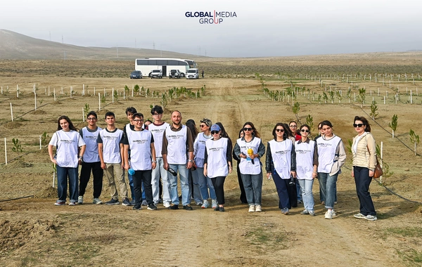 "Global Media Group"un təşəbbüsü ilə növbəti ağacəkmə aksiyası keçirilib