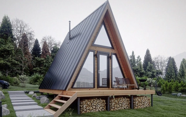 Azərbaycanda "A-frame" evlər tikən biznesmen həbs olundu