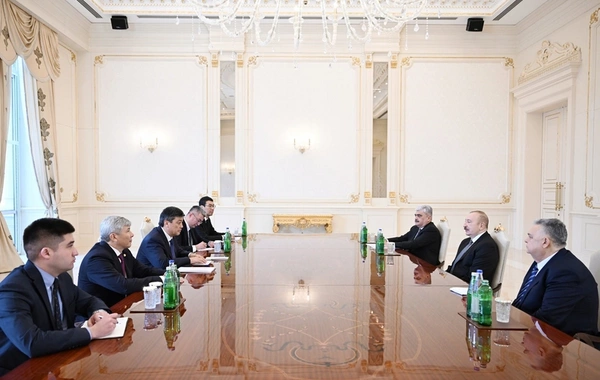 Prezident İlham Əliyev Qırğızıstan nümayəndə heyətini qəbul edib