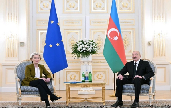 Ilham Aliyev held a one-on-one meeting with the President of the European Commission