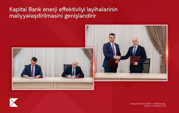 Kapital Bank enerji effektivliyi layihələrinin maliyyələşdirilməsini genişləndirir