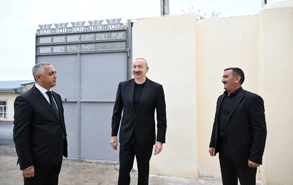 İlham Əliyev Xocalı rayonunun Seyidbəyli kəndində olub