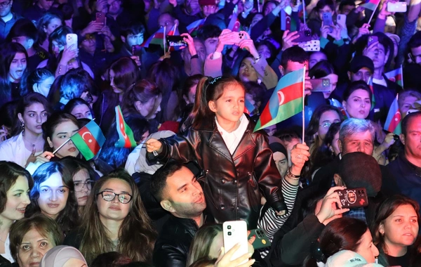 Xankəndidə Zəfər atəşfəşanlığı