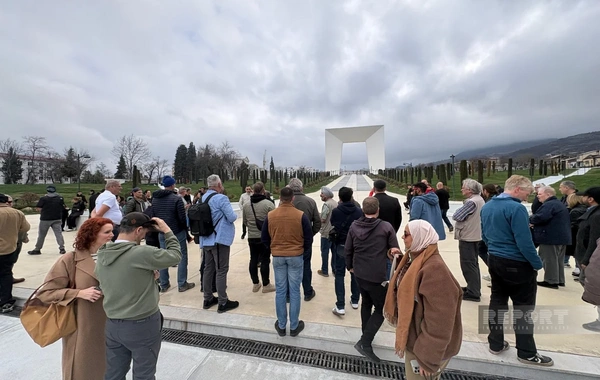 Beynəlxalq səyyahlar Xankəndidə olublar