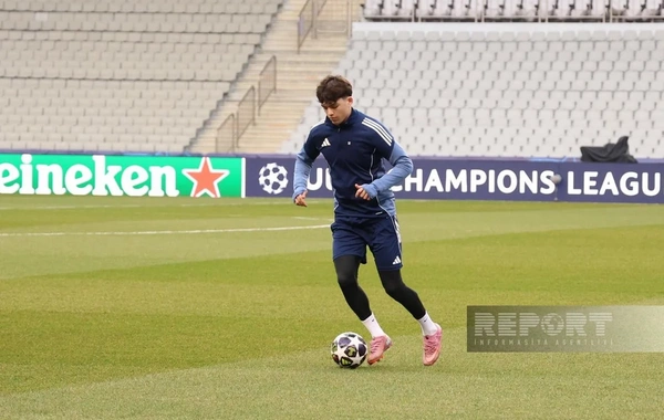 UEFA Çempionlar Liqası: "Nyukasl"la oyundan öncə "Qarabağ"ın açıq məşqi baş tutub