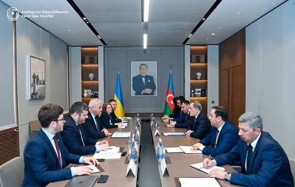 Azərbaycan və Ukraynanın xarici işlər nazirlərinin geniş tərkibdə görüşü başlayıb