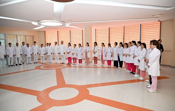 Müdafiə Nazirliyinin rəhbərliyi hərbi hospitalda olub