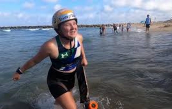 Brooke Johnson made history as the first woman to cross the USA on a skateboard