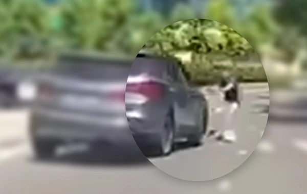 Piyada son anda ölümdən döndü