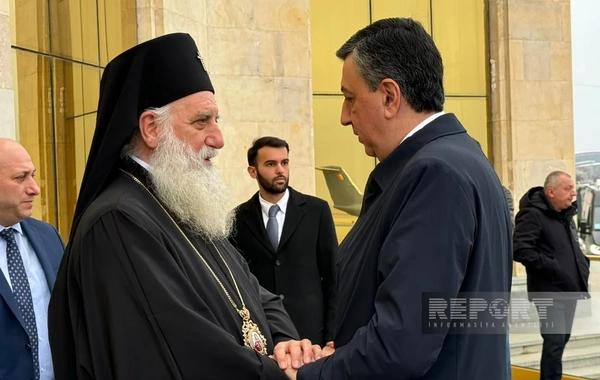 Azərbaycan nümayəndə heyəti II İlyanın dəfn mərasimində iştirak etmək Tbilisiyə gəlib