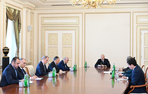 İlham Əliyevin sədrliyi ilə Təhlükəsizlik Şurasının iclası keçirilib