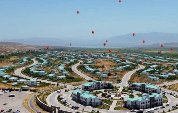 На освобожденных территориях Азербайджана организован флешмоб