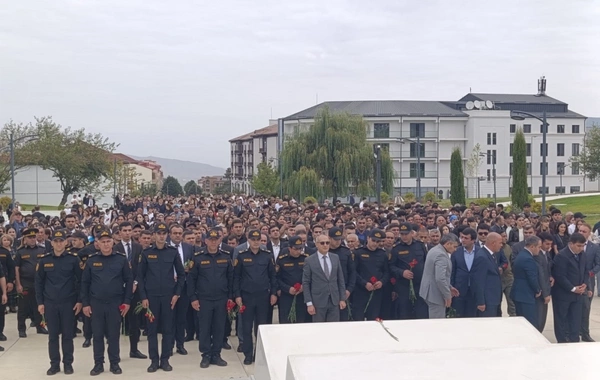 Xankəndidə Zəfər parkına yürüş olub