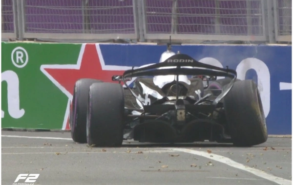 In the qualifying for the Azerbaijan Grand Prix F2, an accident occurred