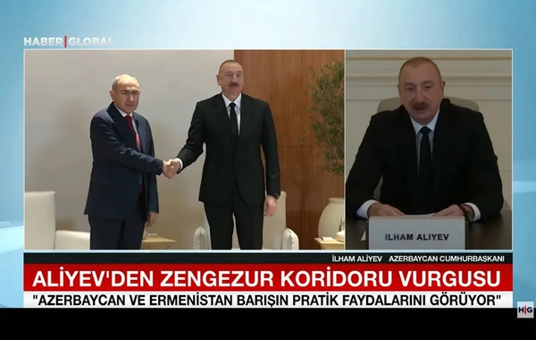 Haber Global İlham Əliyevin Avropa Siyasi Birliyi Sammitində Zəngəzur dəhlizi ilə bağlı çıxışına diqqət çəkdi