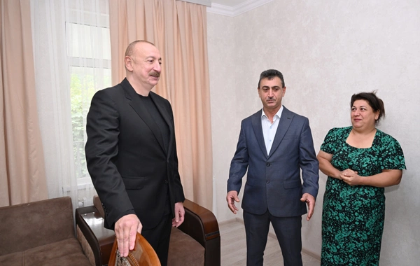 Prezident İlham Əliyev Xocalı rayonunun Badara kəndində olub