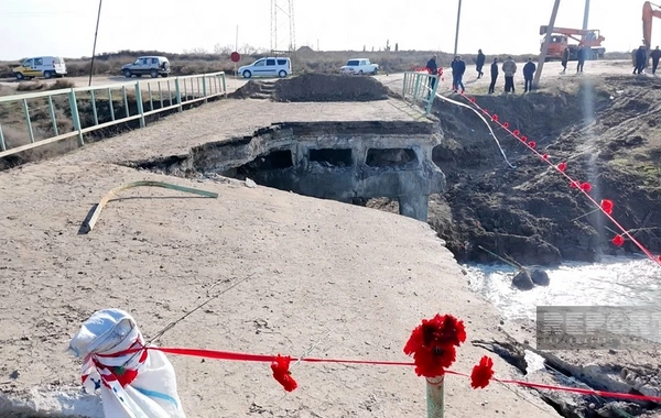 Sabirabadda uçan körpü yenidən tikiləcək