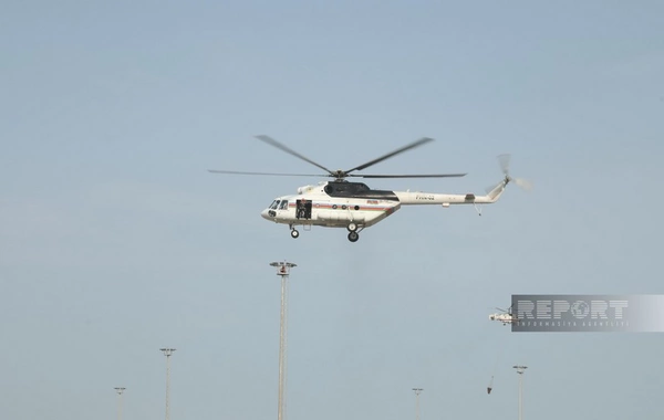 Bakı 2025 əməliyyat-taktiki təlimi keçirilib, helikopterlərin paradı olub