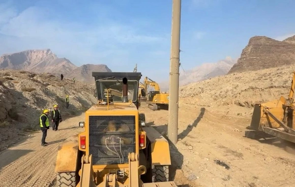 Naxçıvan dəmir yolunun Ermənistanla sərhədində tikinti işlərindən GÖRÜNTÜLƏR