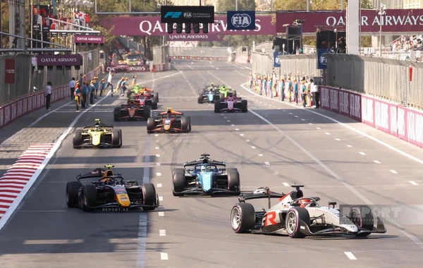 Bakıda keçirilən "Formula 2" üzrə Azərbaycan Qran-prisində ikinci əsas yarış başlayıb