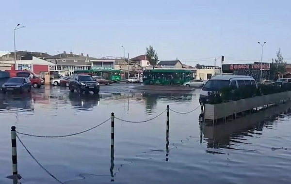 FHN: Yağıntılı havaya görə bəzi əraziləri su basıb