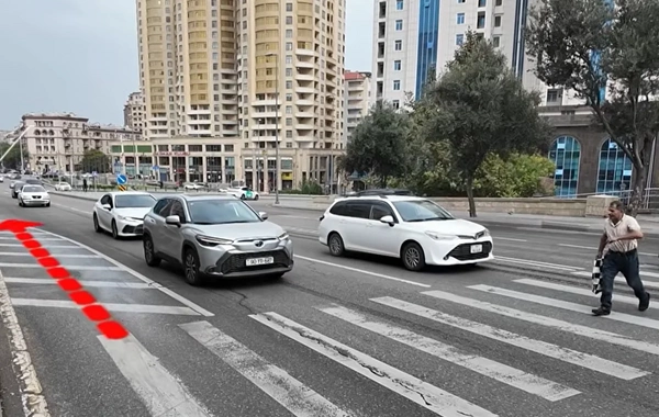 İnşaatçılar prospektində piyada keçidi təhlükə ünvanına çevrilib?