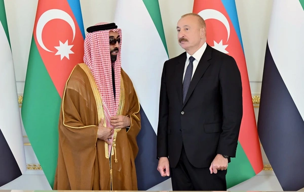 İlham Əliyev Birləşmiş Ərəb Əmirliklərinin milli təhlükəsizlik müşavirini qəbul edib