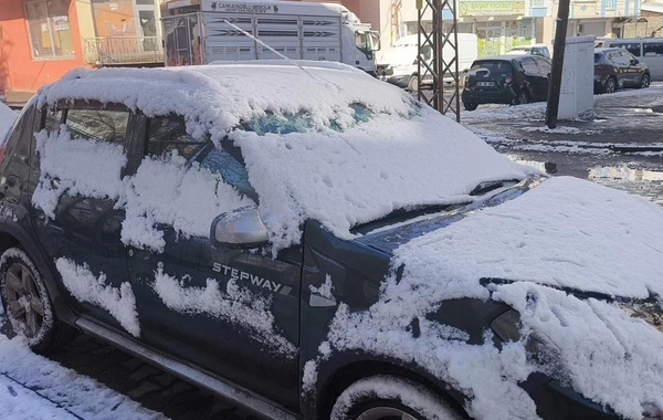 Türkiyənin bu şəhərinə güclü qar yağdı