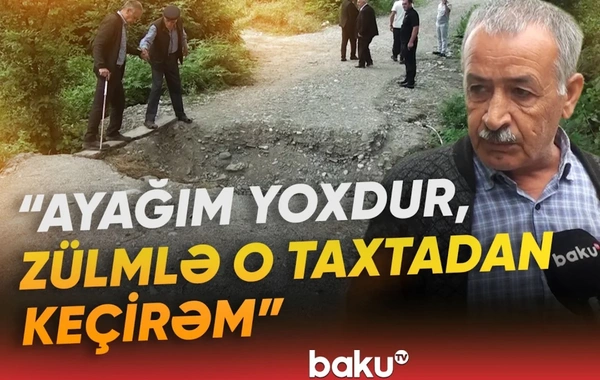 Sakinlər dəhşət yaşadılar: Kəndi su aparıb, tədbir görən yoxdur!
