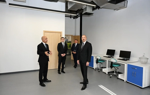 İlham Əliyev "SABAH.city" innovasiya şəhərciyinin birinci mərhələsinin açılışında iştirak edib