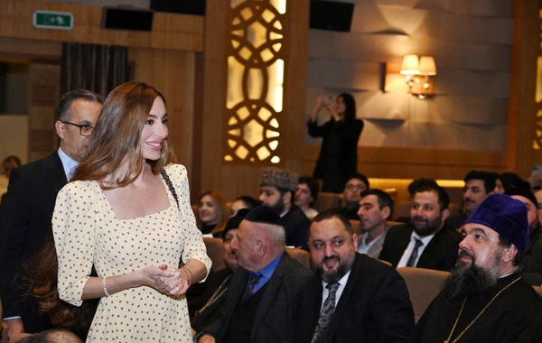 Arzu Əliyeva Harmoniya sənədli filminin təqdimatında iştirak edib