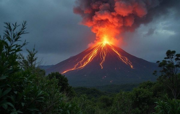 Can volcanoes defeat life on the planet