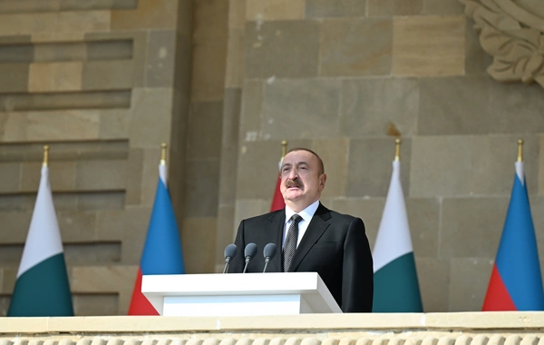 Vətən müharibəsində Qələbənin beşinci ildönümünə həsr olunmuş Hərbi parad keçirilib