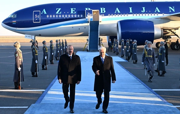 Azərbaycan Prezidenti İlham Əliyev Qazaxıstanda dövlət səfərindədir