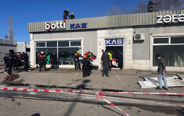 Dərnəgüldə obyektdəki yanğın söndürüldü