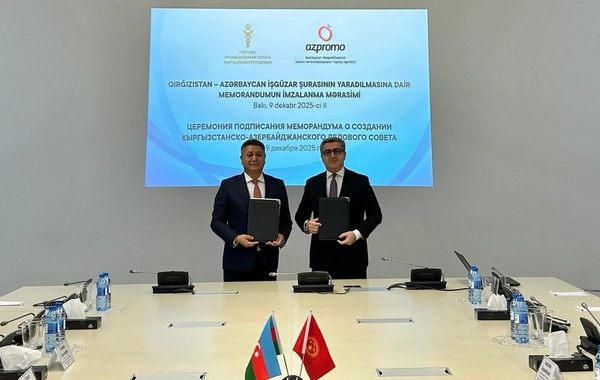 Qırğızıstan-Azərbaycan İşgüzar Şurasının yaradılmasına dair sənəd imzalanıb