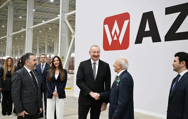 Prezident İlham Əliyev "AZWOOL" mineral daş yunu zavodunun açılışında iştirak edib