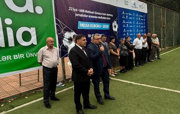 Qusarda "Media Kuboku - 2026" minifutbol turniri start götürüb