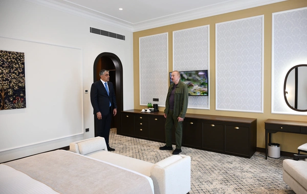 Prezident İlham Əliyev "Xankəndi" hotelinin açılışında iştirak edib