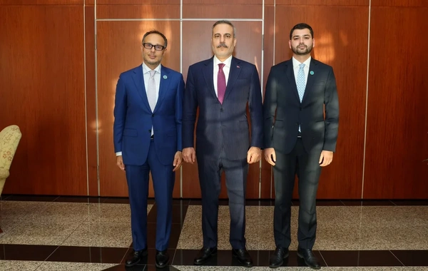 Hakan Fidan TÜRKPA Baş katibini qəbul edib