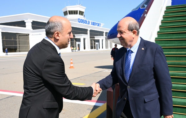 Şimali Kipr Türk Cümhuriyyətinin Prezidenti Azərbaycana səfərə gəlib