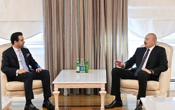İlham Əliyevə "Zayed İnsan Qardaşlığı Mükafatı"nın sertifikatı təqdim olunub