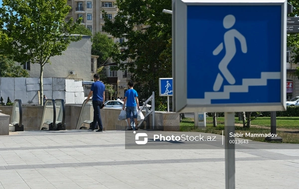 В Баку один из пешеходных переходов будет закрыт для движения