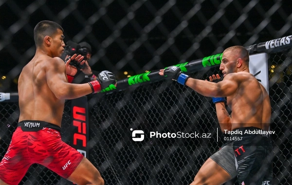 UFC Fight Night: Döyüş gecəsinin əsas kartı başlayıb