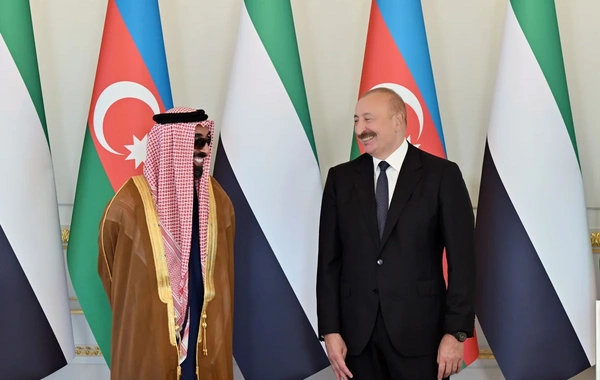 İlham Əliyev Birləşmiş Ərəb Əmirliklərinin milli təhlükəsizlik müşavirini qəbul edib