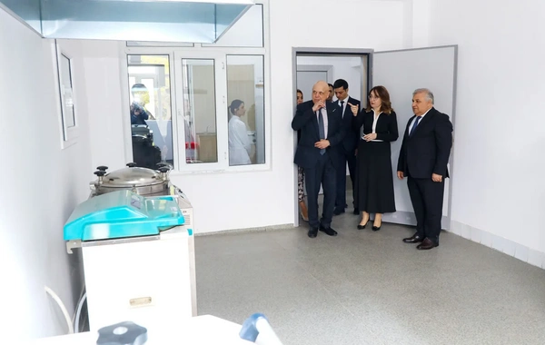 1 saylı İxtisaslaşdırılmış Poliklinikanın Laboratoriya şöbəsinin açılışı olub