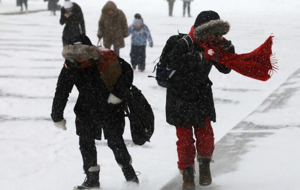 Qonşu ölkəyə qarlı, şaxtalı hava xəbərdarlığı edildi