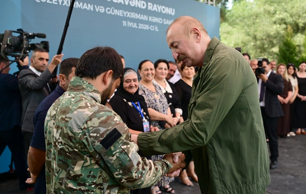 Prezident İlham Əliyev Xocavənd rayonunun Quzeyxırman kəndində olub