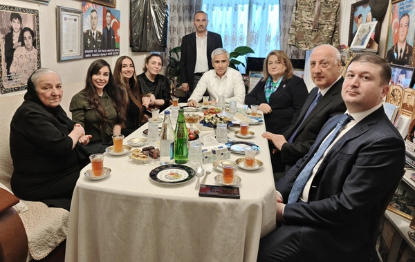Leyla Aliyeva and Arzu Aliyeva visited the house of Polad Hashimov