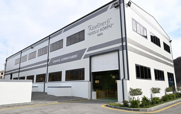 Prezident Ağdərədə Qozlukörpü Su Elektrik Stansiyasının açılışında iştirak edib